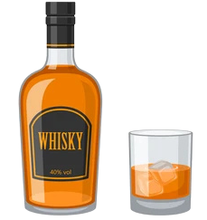 Sada - láhev a skleničky