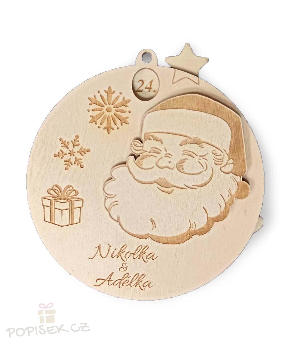 Adventní kalendář - mini - Santa Claus