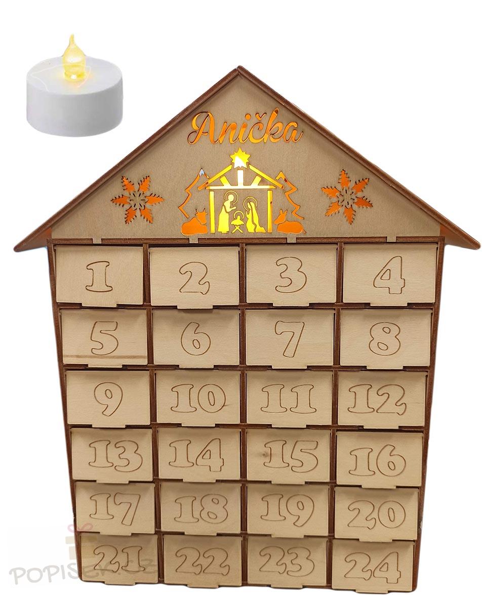Adventní kalendář se jménem