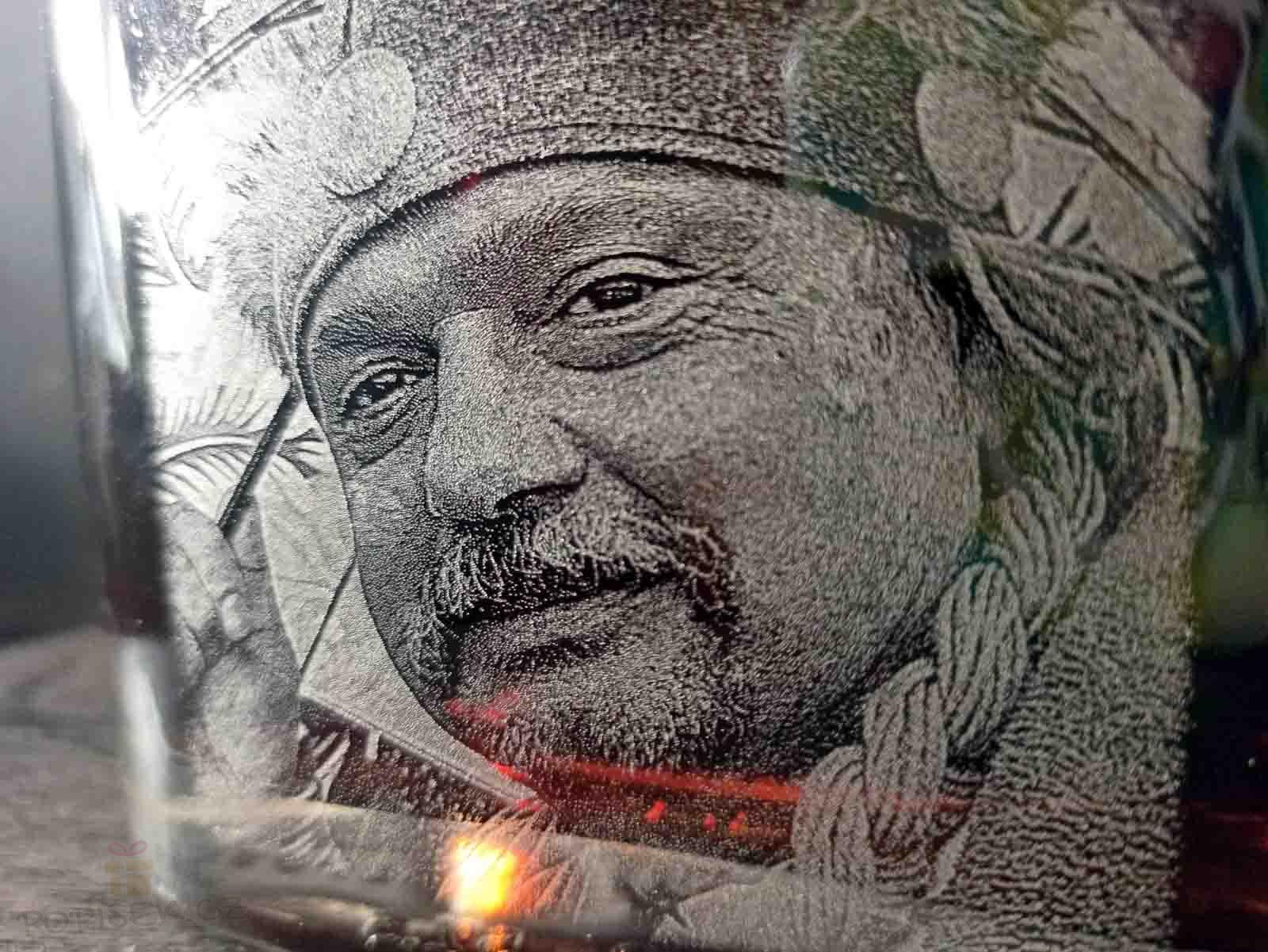 Sklenice s fotografií "velká placka" - 0,5l