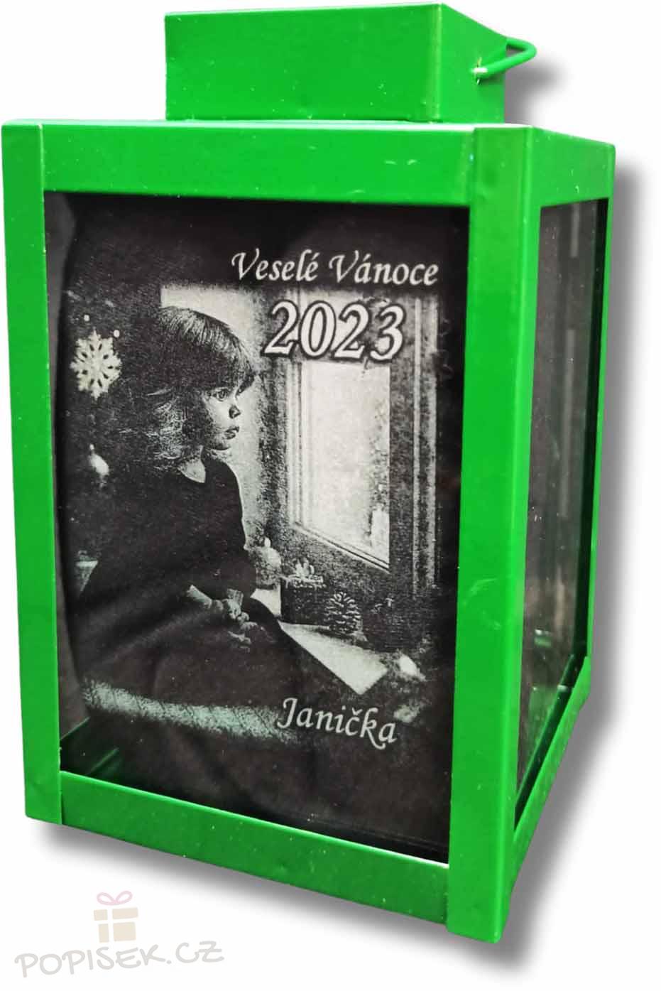 Dekorativní Lucerna s fotografií a věnováním