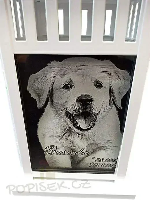 Dekorativní Lucerna s fotografií a věnováním - text