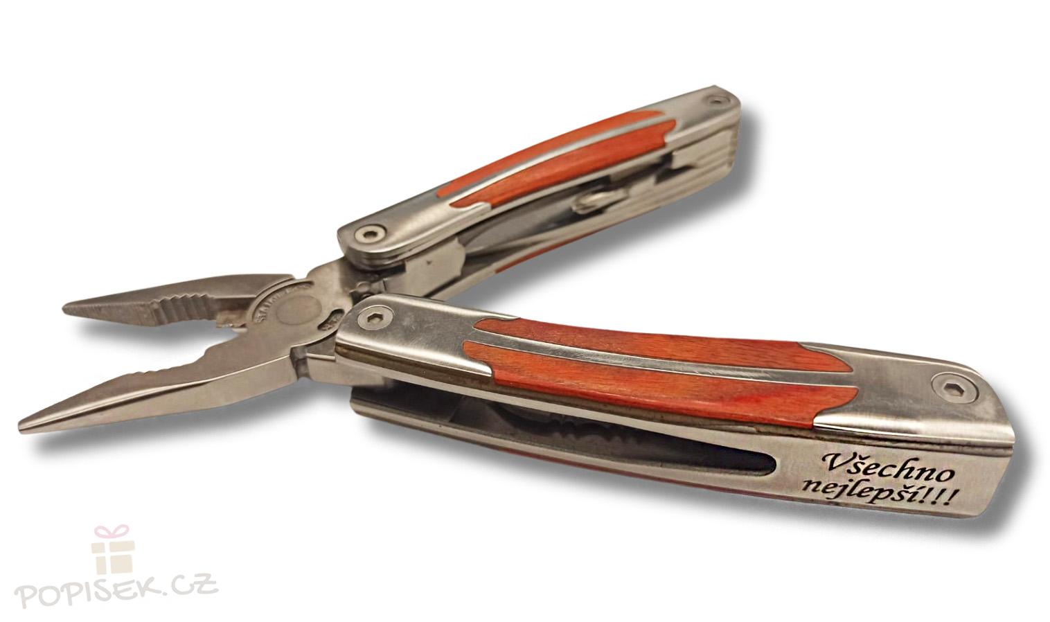 Multifunkční kleště s věnováním - 2 strany