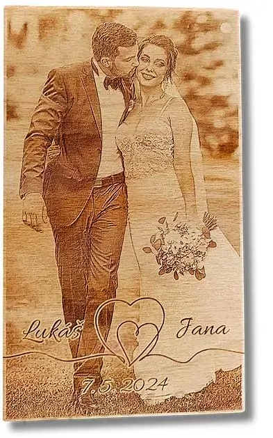 Fotografie do dřeva – A3 zavěšení