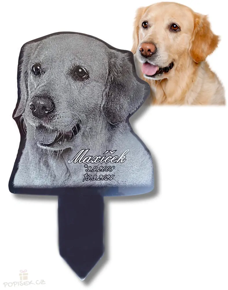 Značka na hrob - zápich