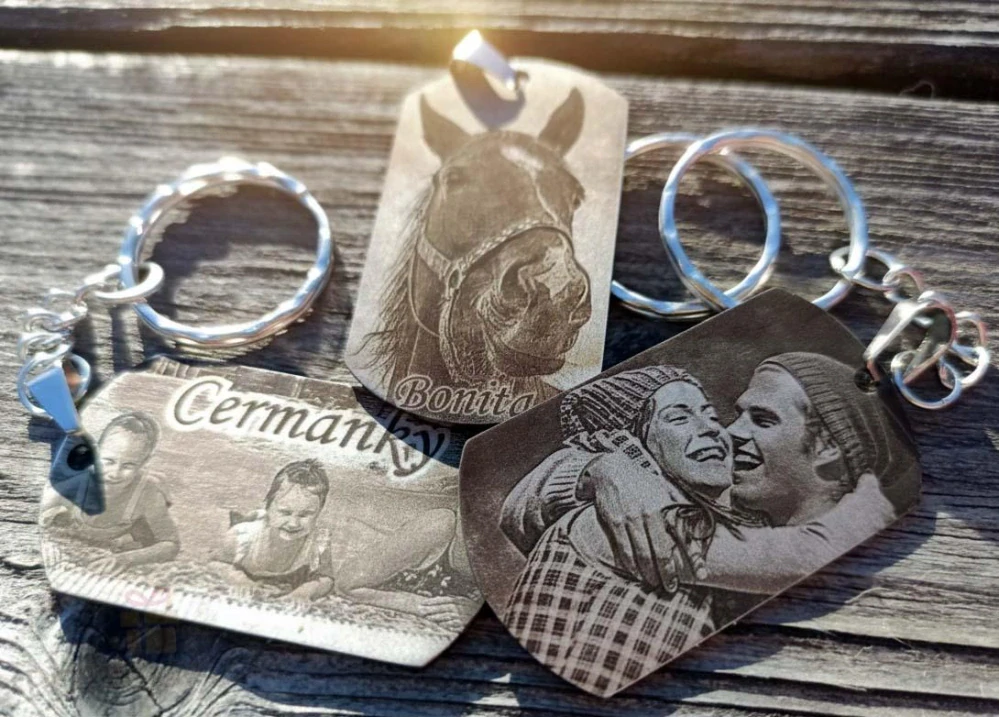 Přívěsek s fotkou, 50x28 mm