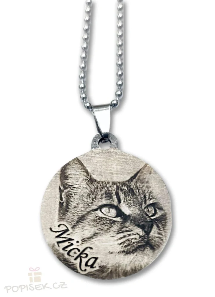 Přívěsek s fotkou, ø 30 mm