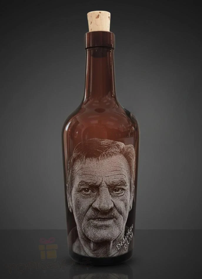 Černá láhev s fotografií - 0,5l  Bordolese 