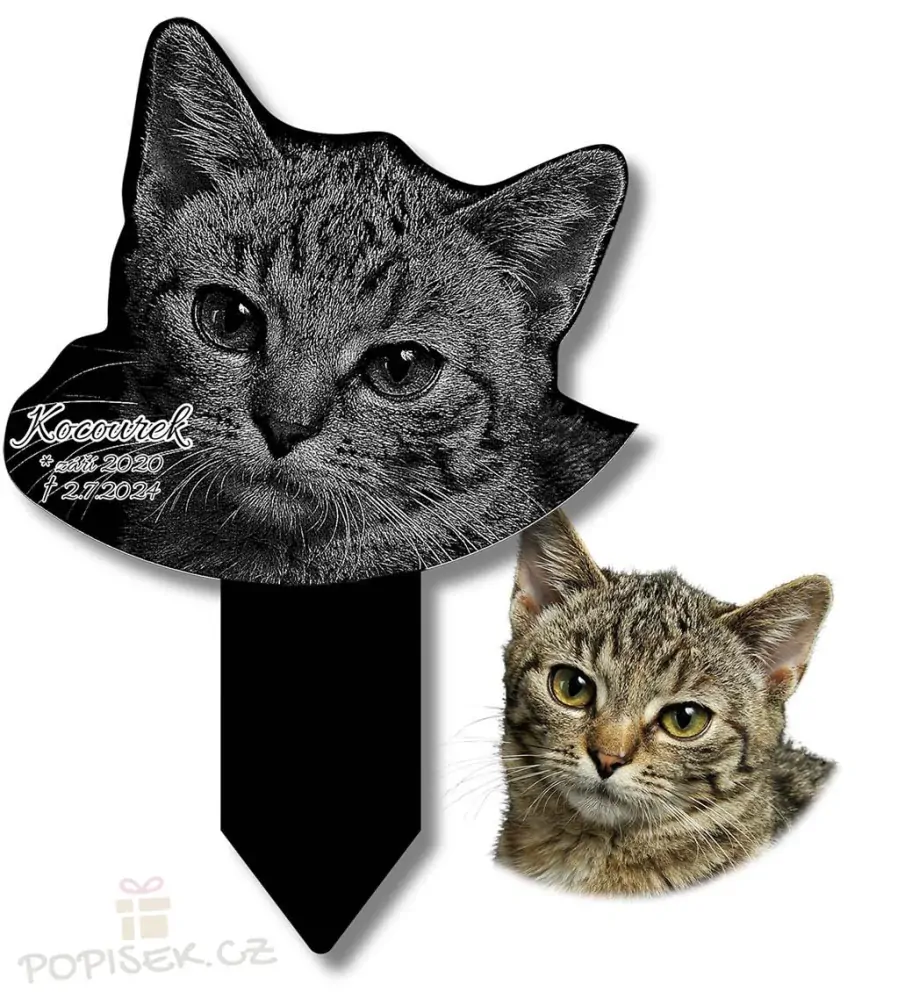 Značka na hrob - zápich