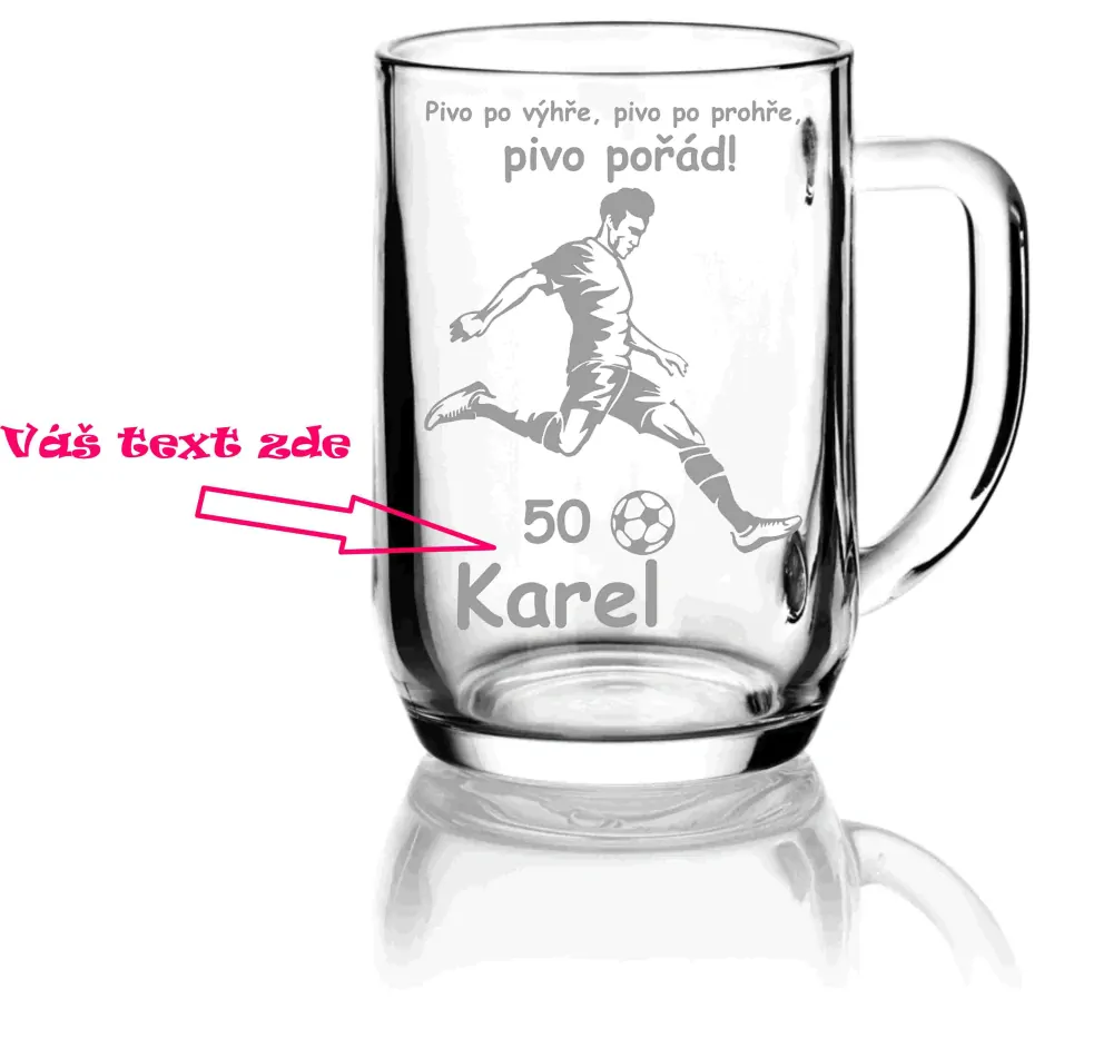 Půllitr pro FOTBALISTY - 3 motivy