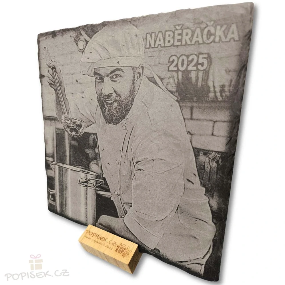 Podtác 20x20 cm - břidlice