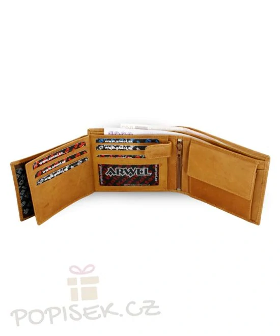 Kožená peněženka s fotkou III - na šířku