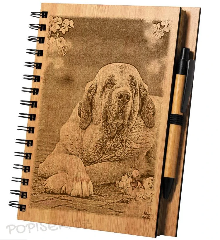 Blok A5 s fotkou / textem + tužka