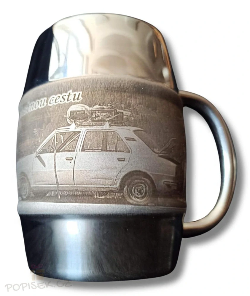 Nerezový "půllitr" se jménem / fotkou - 0,4l