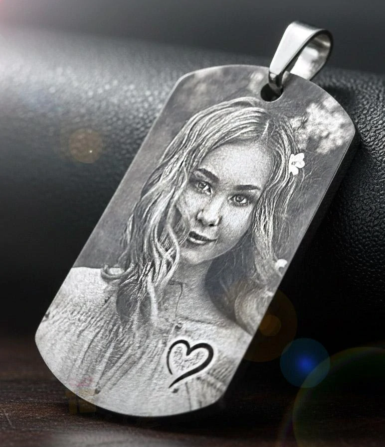 Přívěsek s fotkou, 50x28 mm