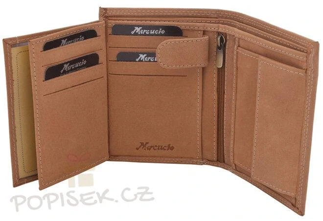 Kožená peněženka s fotkou - na výšku