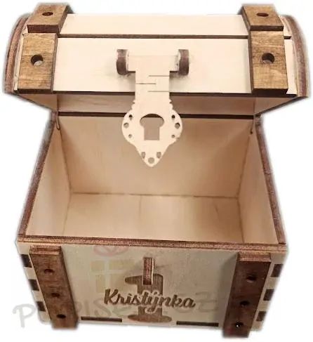 Kasička na peníze se jménem - Růžový