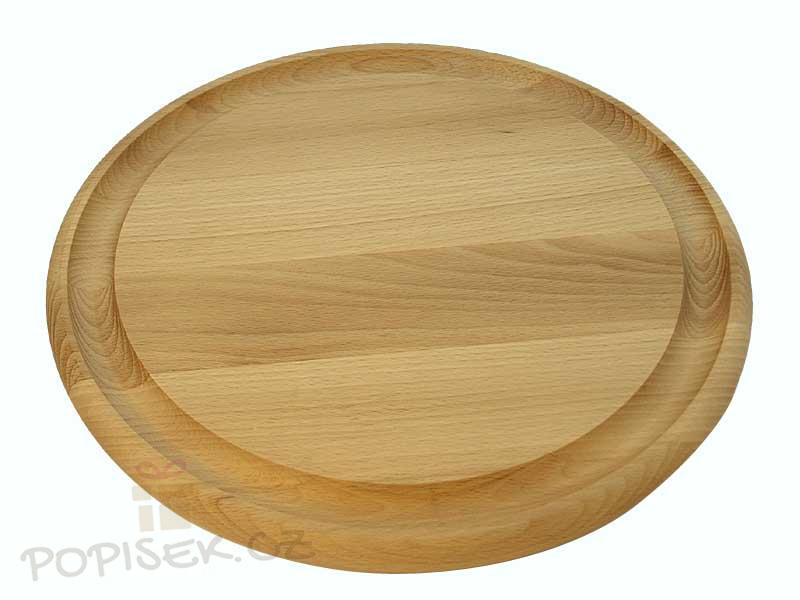 Prkénko s vaší gravírovanou fotkou nebo textem - KULATÉ