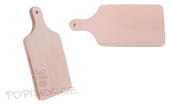 Dřevěné prkénko s fotkou / textem - 35x16x1,8 cm