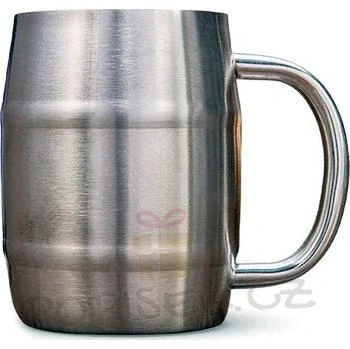 Nerezový "půllitr" se jménem / fotkou - MATNÝ,4l