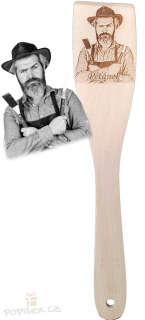 Dřevěná obracečka / vařečka 30 cm II
